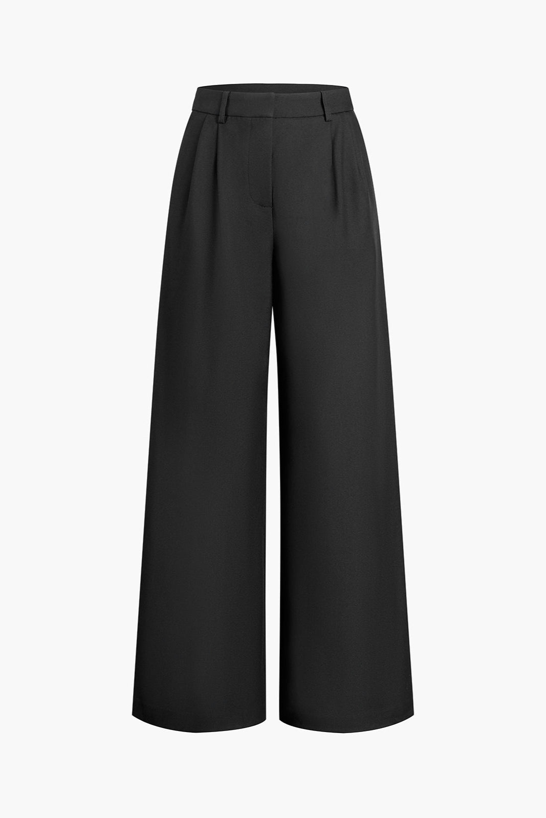 TIMELESS CHIC | HIGH WAIST WIDE LEG TROUSERS IN WHITE