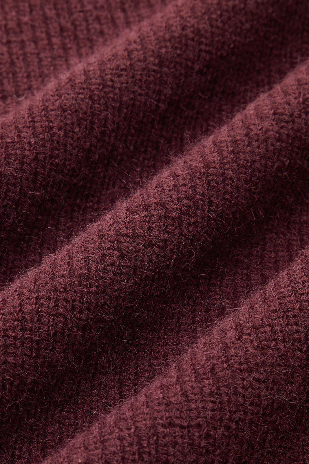 OVERSIZED KNITTED MOCK NECK JUMPER
