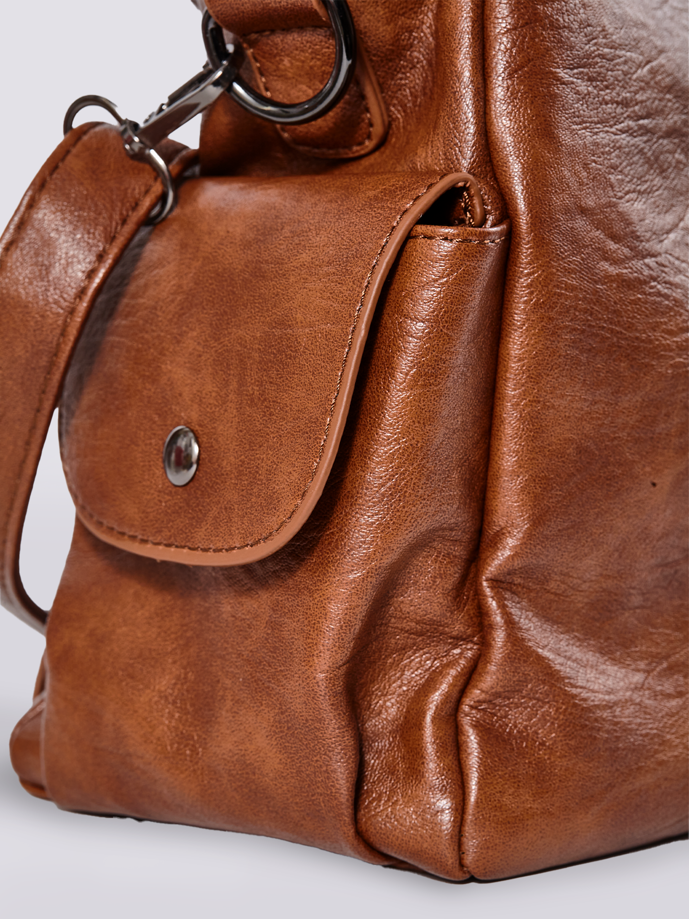 EVERYDAY ELEGANCE | BLACK LEATHER TOTE BAG
