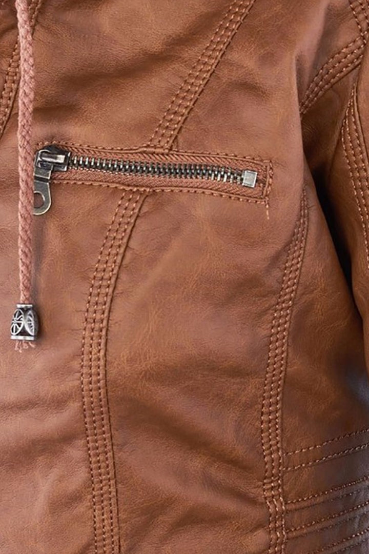 WOMEN’S COAT | SLEEK ZIP WINTER STYLE
