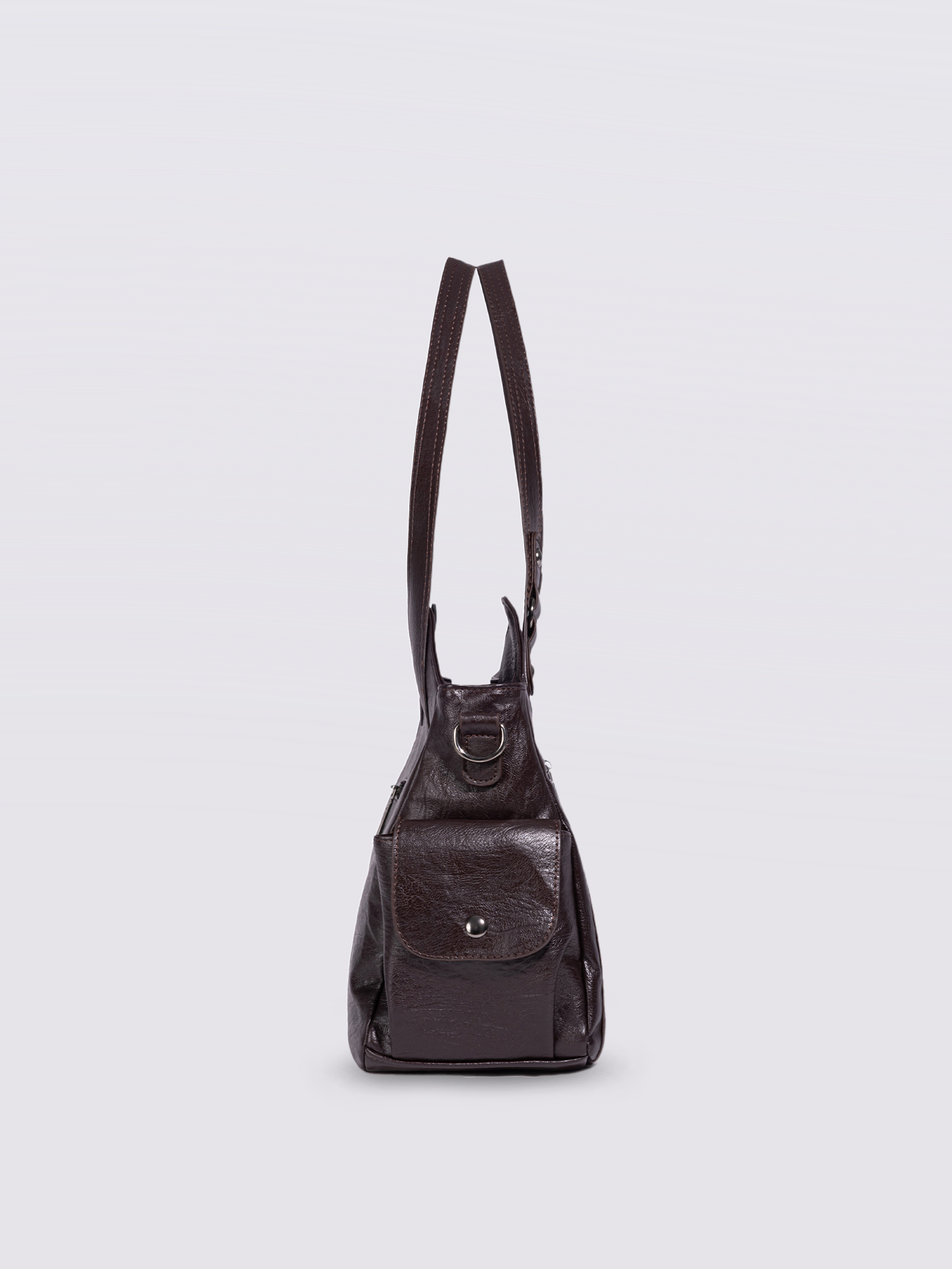 EVERYDAY ELEGANCE | BLACK LEATHER TOTE BAG