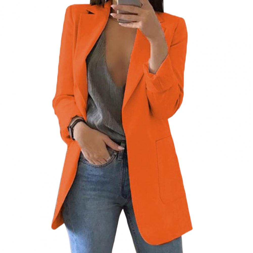 ELEGANT LONGLINE BLAZER JACKET