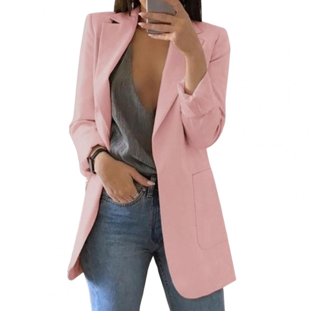 ELEGANT LONGLINE BLAZER JACKET