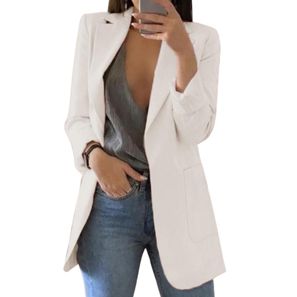 ELEGANT LONGLINE BLAZER JACKET