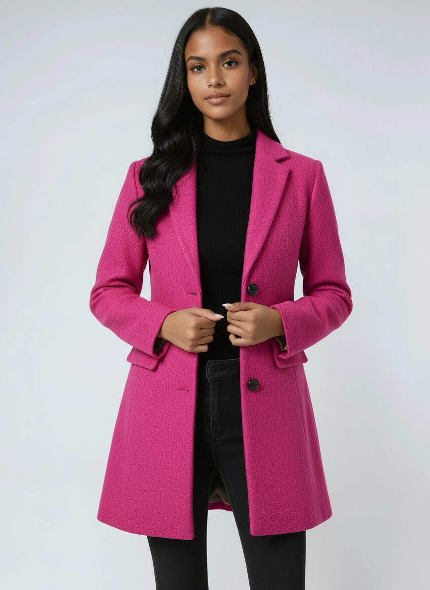 WOMEN’S WOOL COAT | TAILORED LONG WINTER JACKET