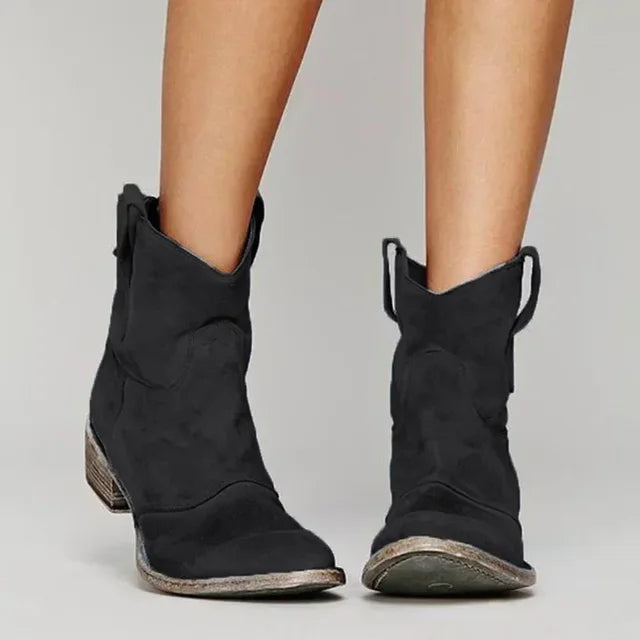 COWBOY BOOTS | MODERN WESTERN ANKLE DESIGN