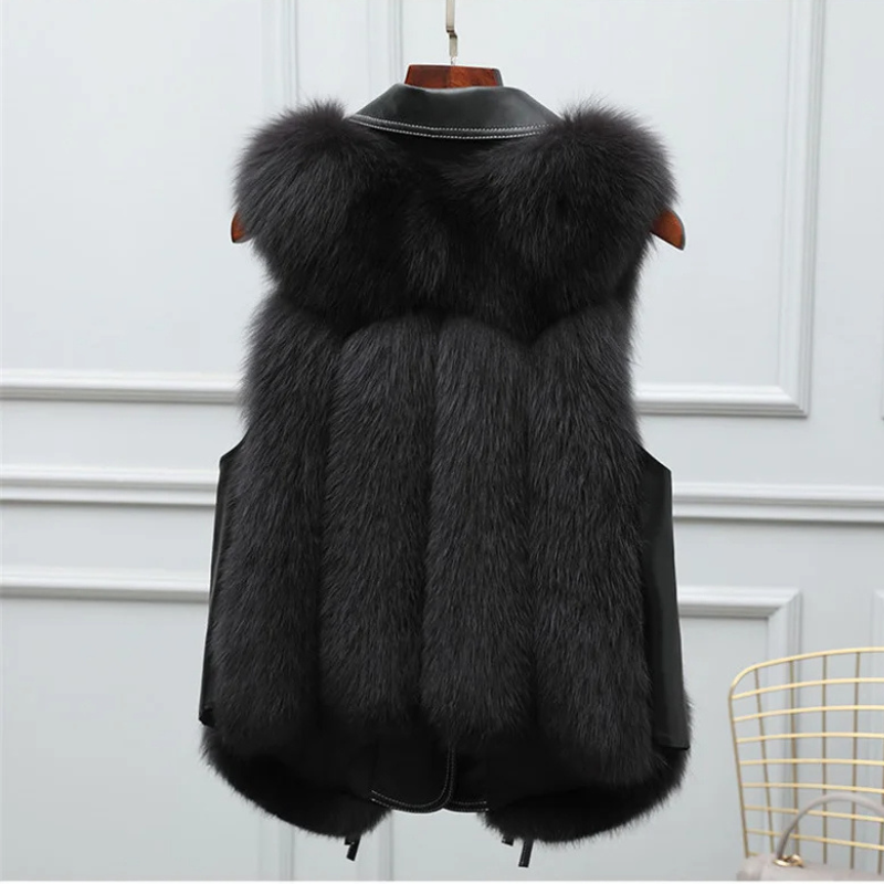 FAUX FUR SLEEVELESS VEST
