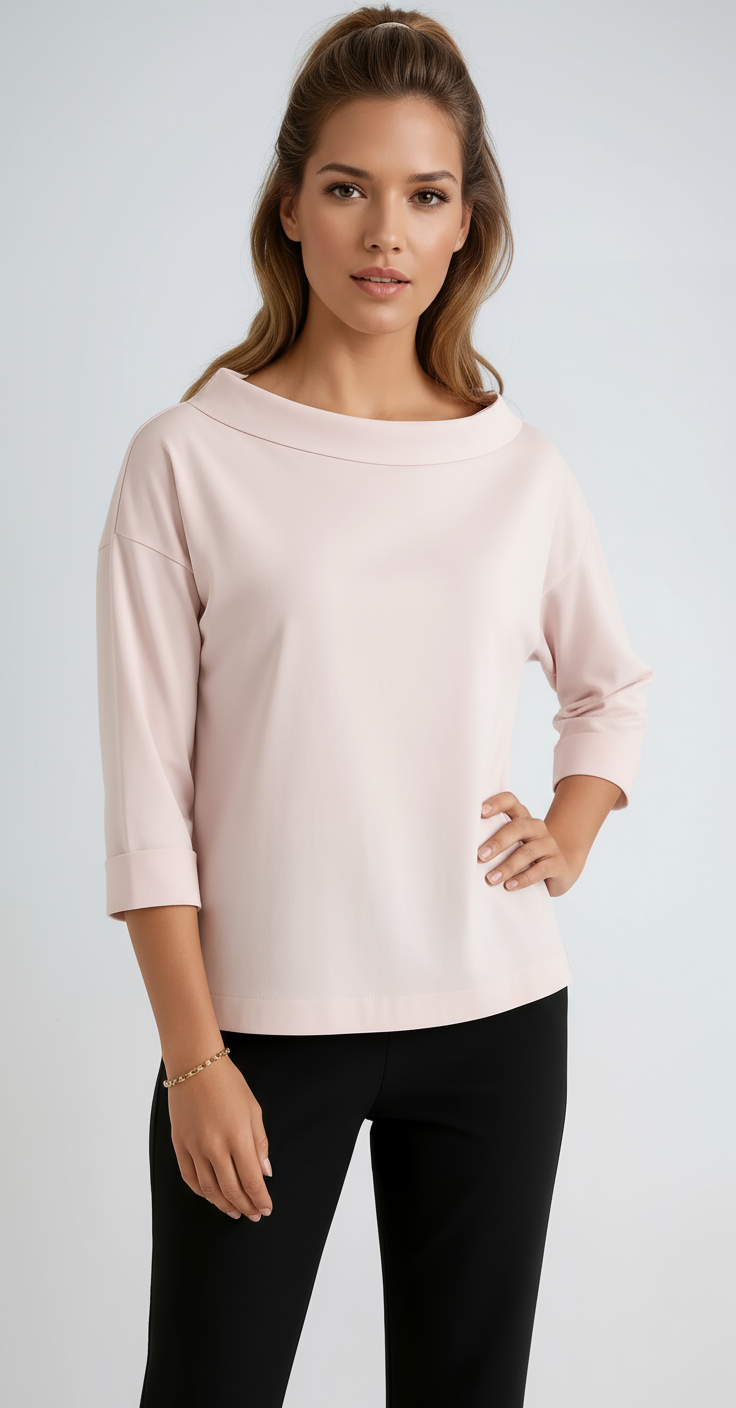 MODERN MINIMAL | RELAXED BOAT NECK TOP