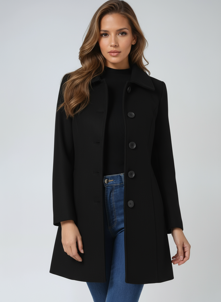 SINGLE BREASTED WINTER TRENCH COAT