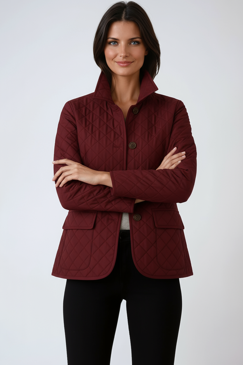 QUILTED JACKET | LIGHTWEIGHT BUTTON COAT