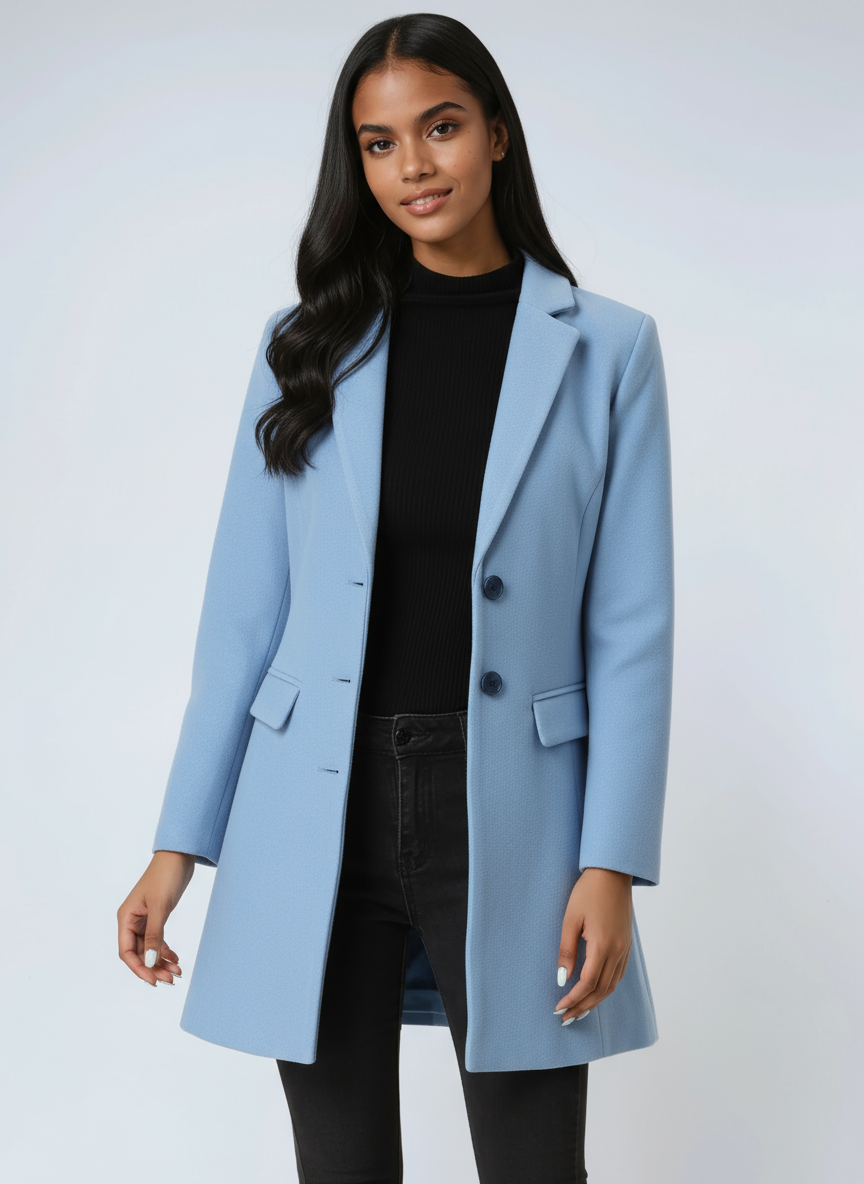 WOMEN’S WOOL COAT | TAILORED LONG WINTER JACKET