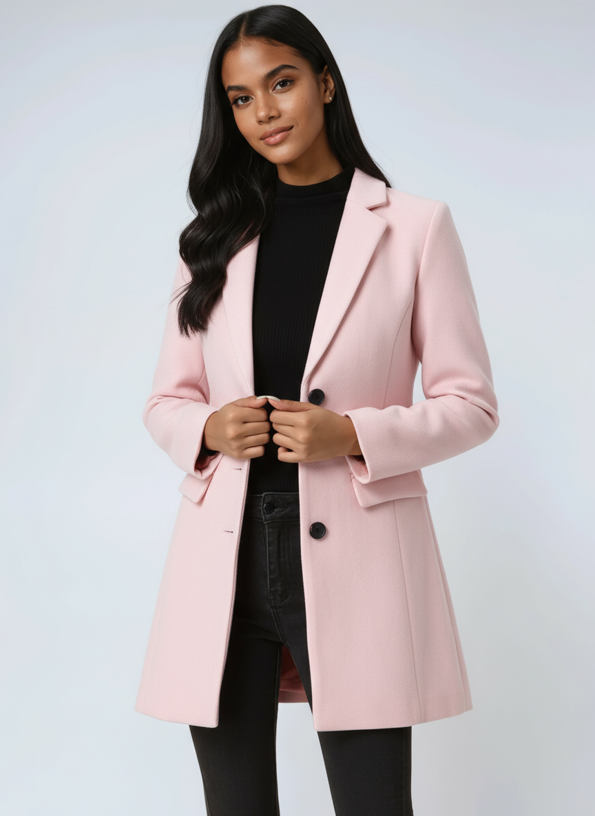 WOMEN’S WOOL COAT | TAILORED LONG WINTER JACKET