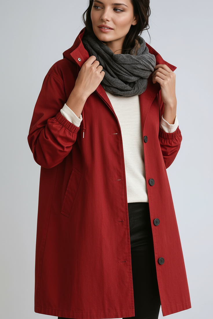 WATERPROOF LONG TRENCH COAT