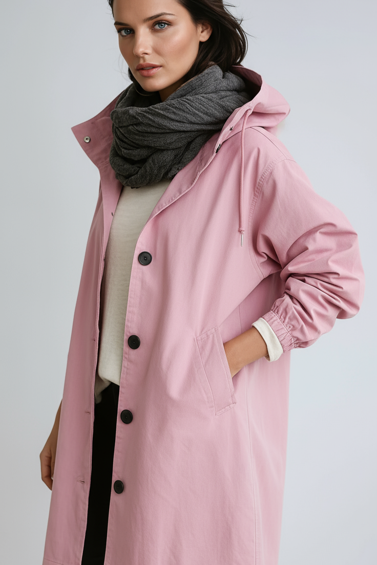WATERPROOF LONG TRENCH COAT