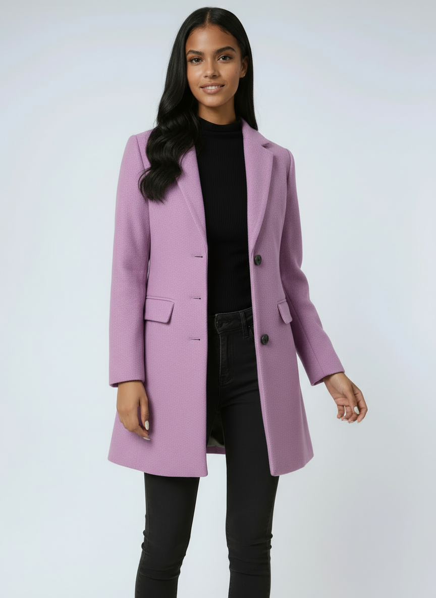WOMEN’S WOOL COAT | TAILORED LONG WINTER JACKET