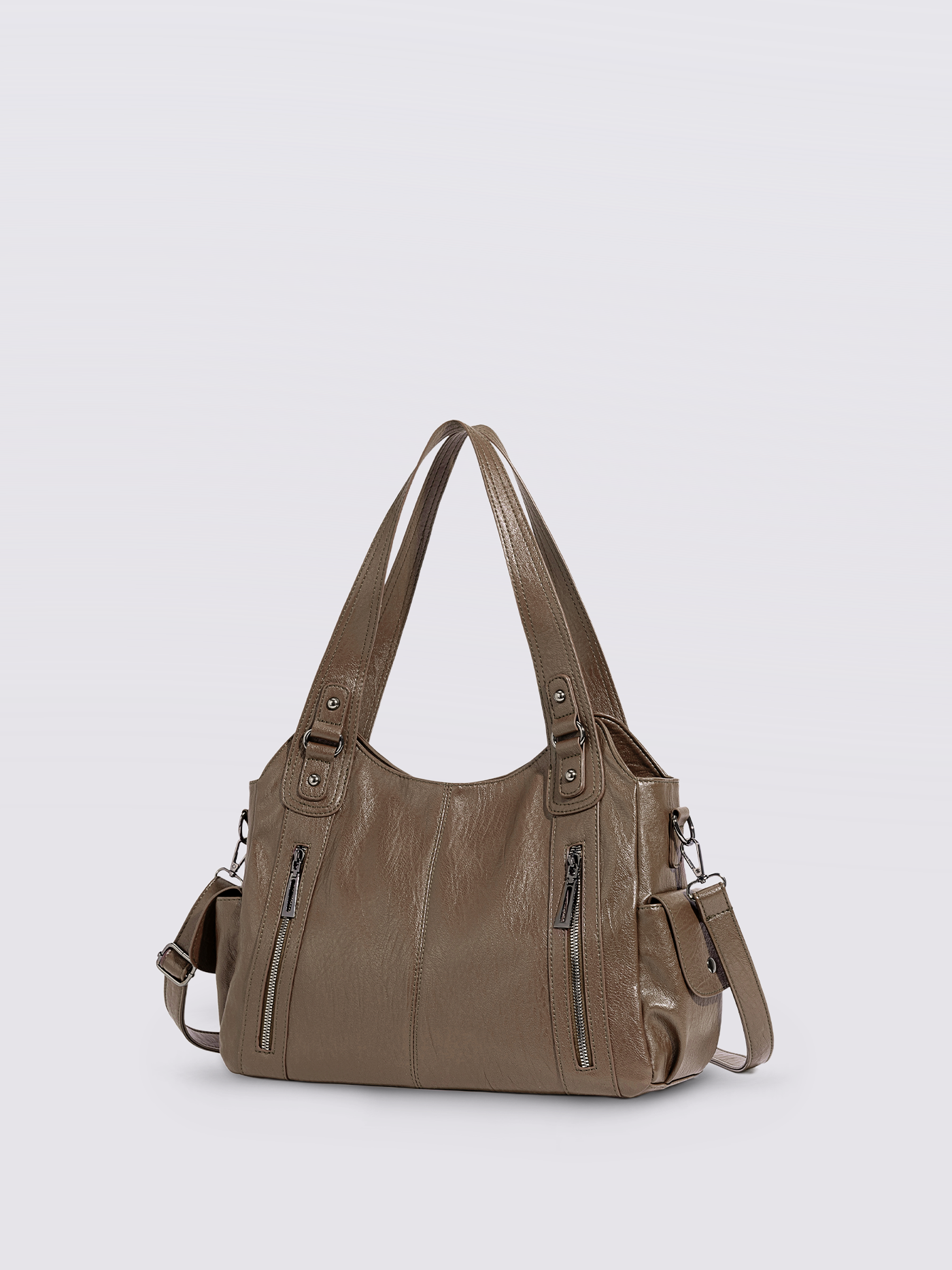 EVERYDAY ELEGANCE | BLACK LEATHER TOTE BAG