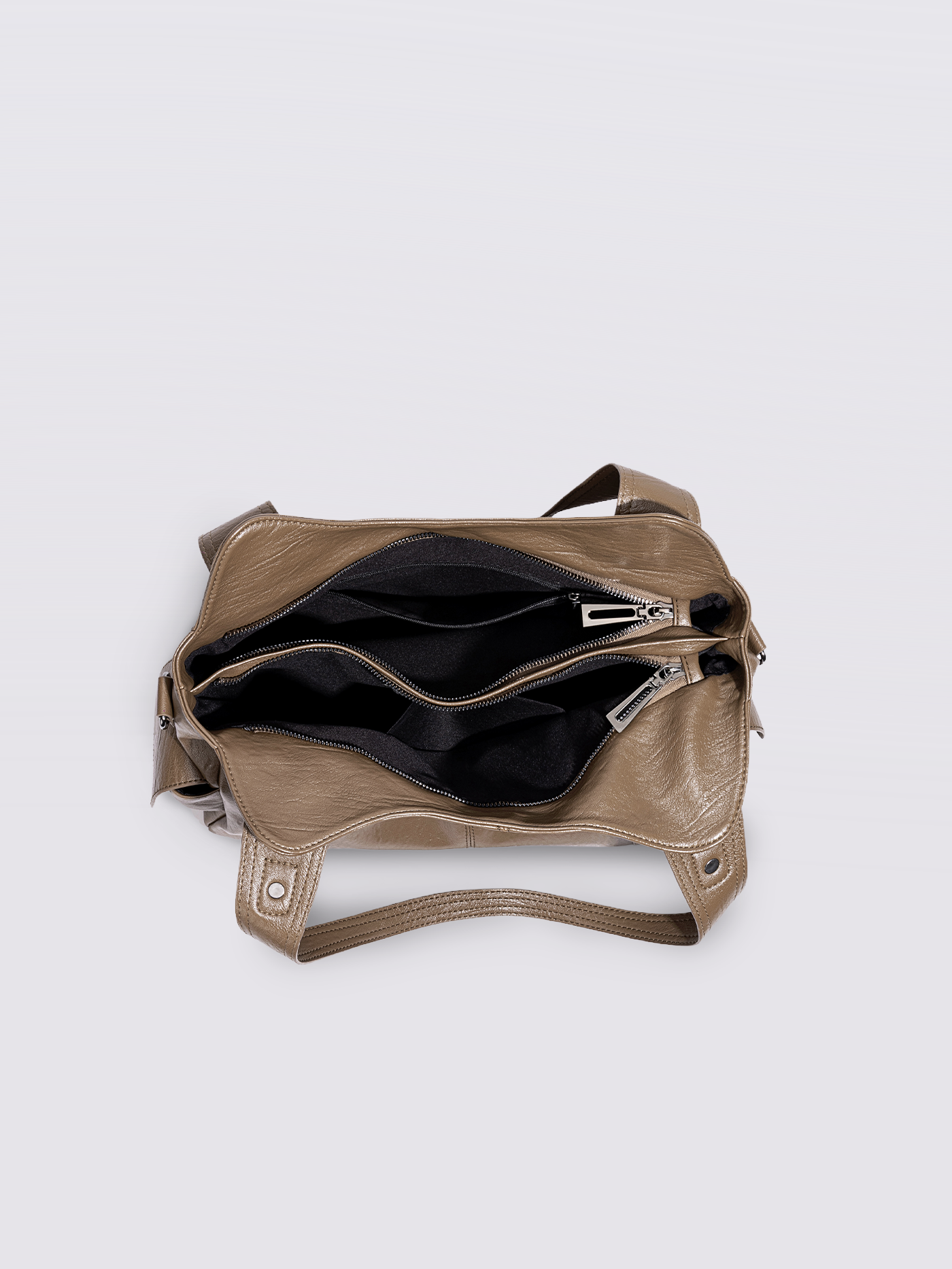 EVERYDAY ELEGANCE | BLACK LEATHER TOTE BAG