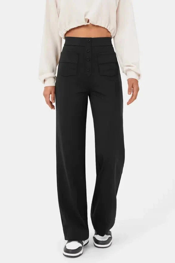 WIDE-LEG PANTS | HIGH-WAIST STREET STYLE