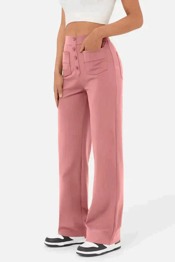 WIDE-LEG PANTS | HIGH-WAIST STREET STYLE