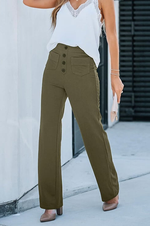 WIDE-LEG PANTS | HIGH-WAIST STREET STYLE