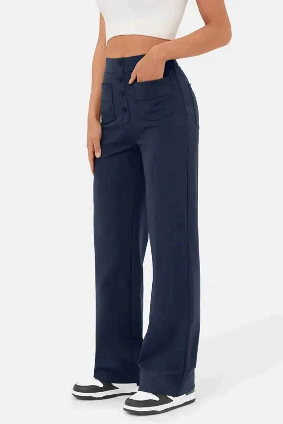 WIDE-LEG PANTS | HIGH-WAIST STREET STYLE