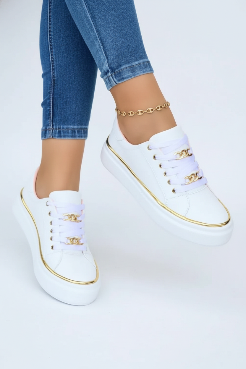 WOMEN’S TRAINERS | LACE-UP CASUAL SNEAKERS