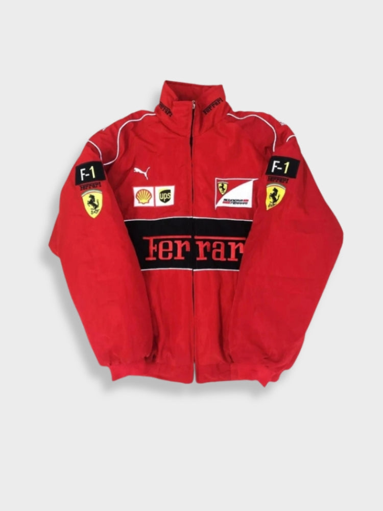 FERRARI RACING OVERSIZED BOMBER JACKET