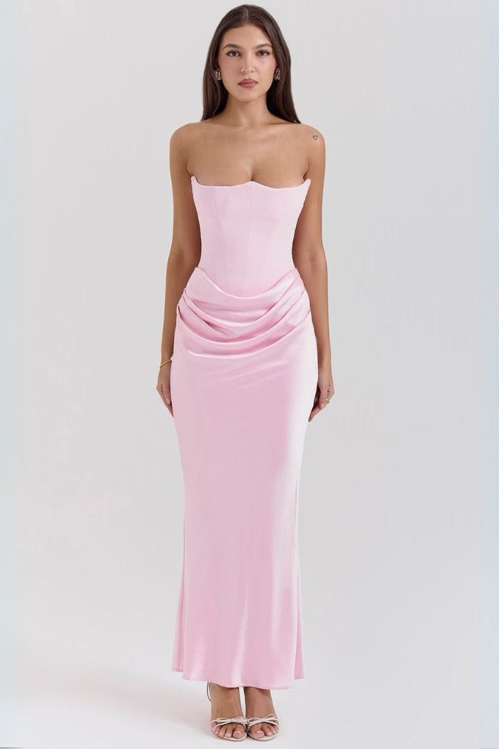 LADIES DRESSING GOWN | EVENING DRESS WITH CORSET FIT