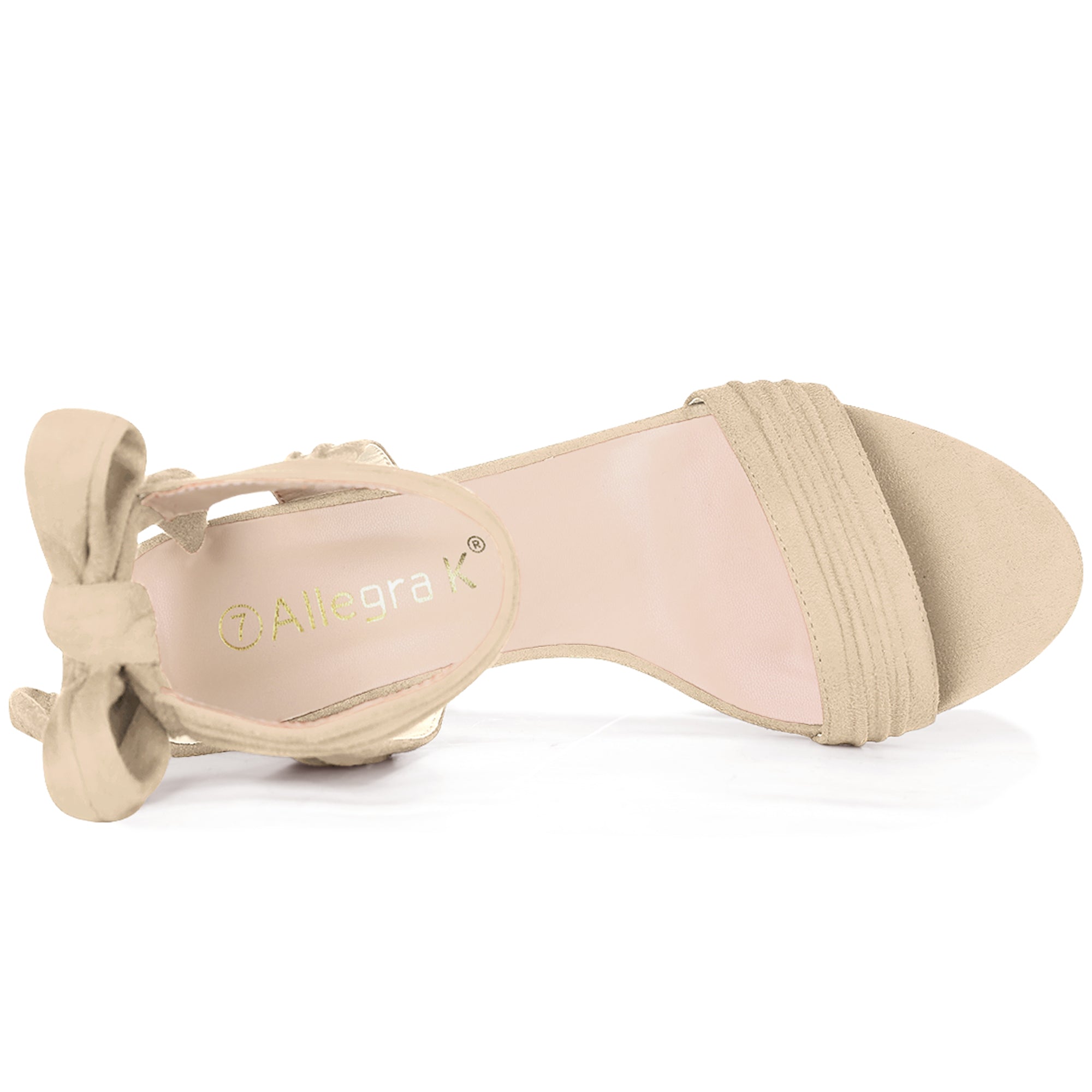 BLOCK HEEL PUMPS | OPEN TOE ANKLE STRAP WITH BOW DETAIL