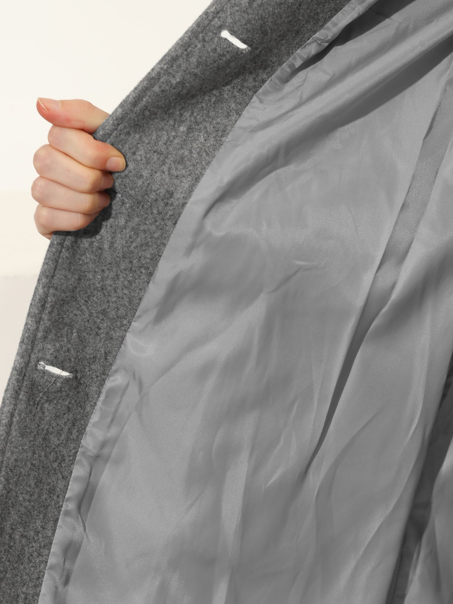 SINGLE BREASTED WINTER TRENCH COAT