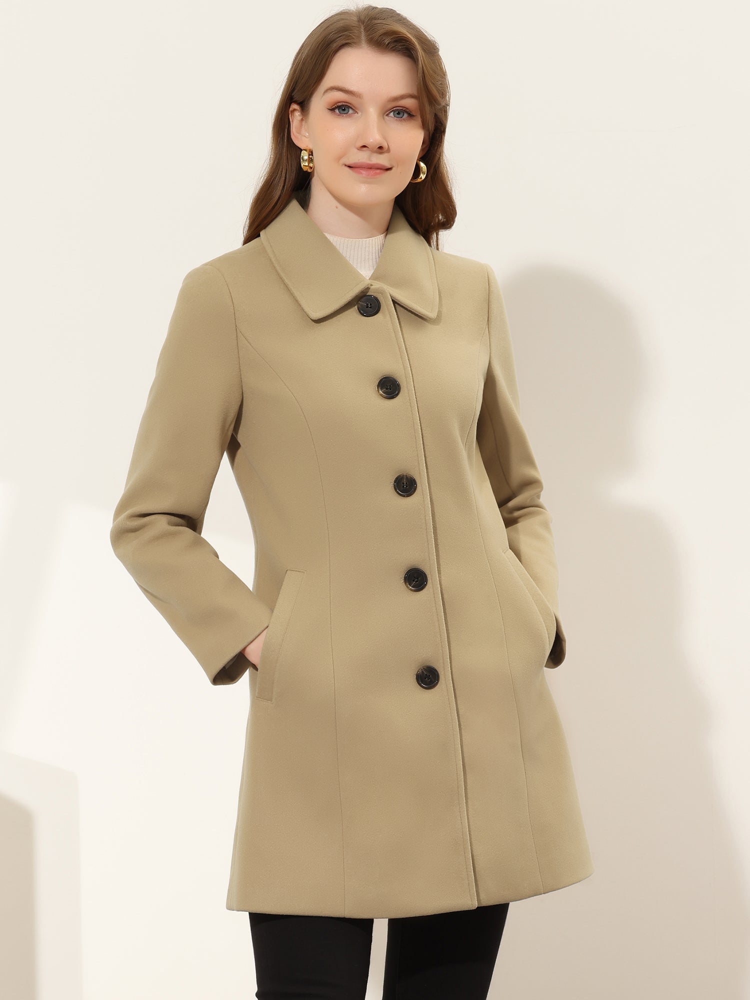 SINGLE BREASTED WINTER TRENCH COAT