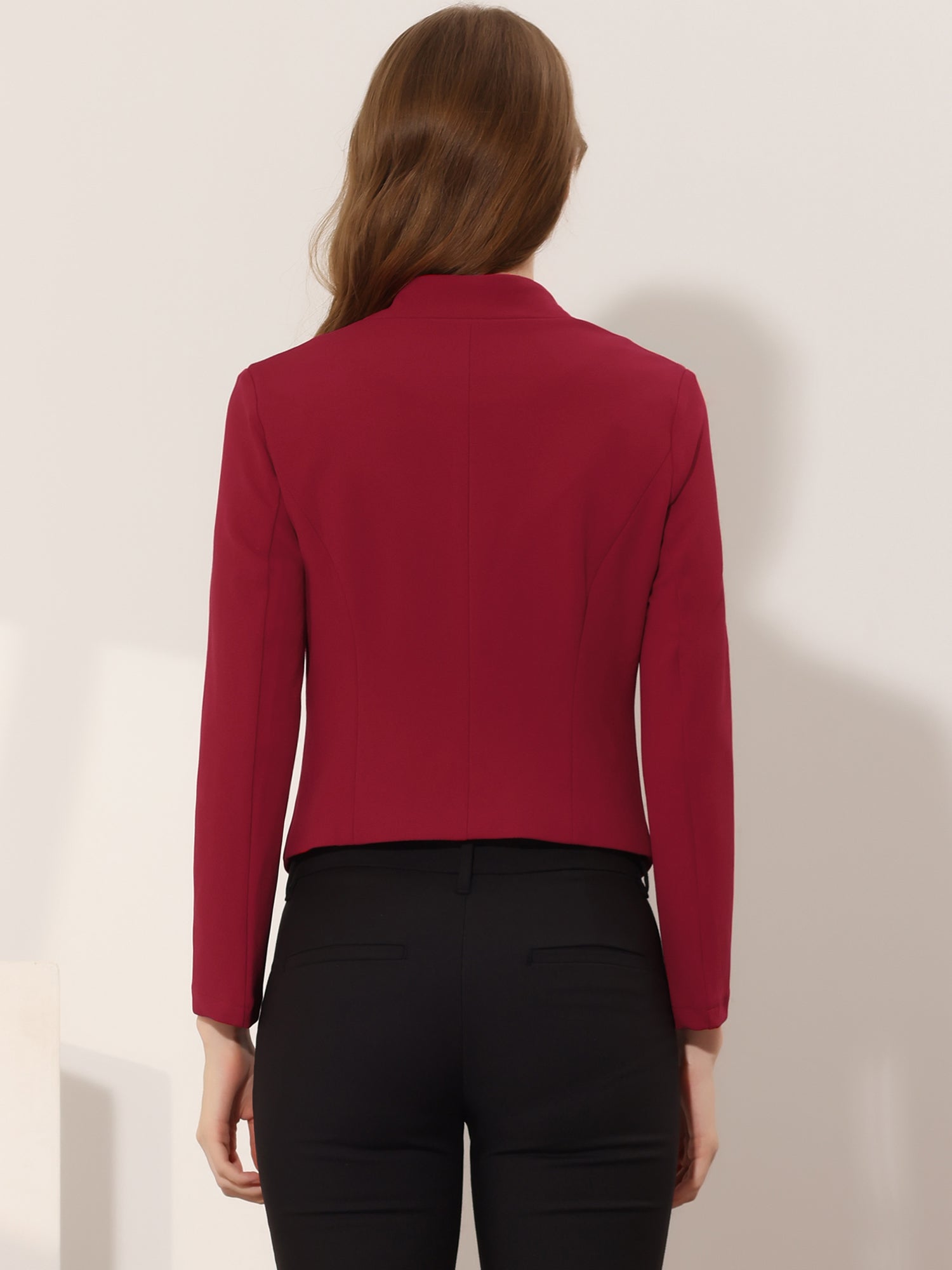 CROPPED OFFICE BLAZER JACKET