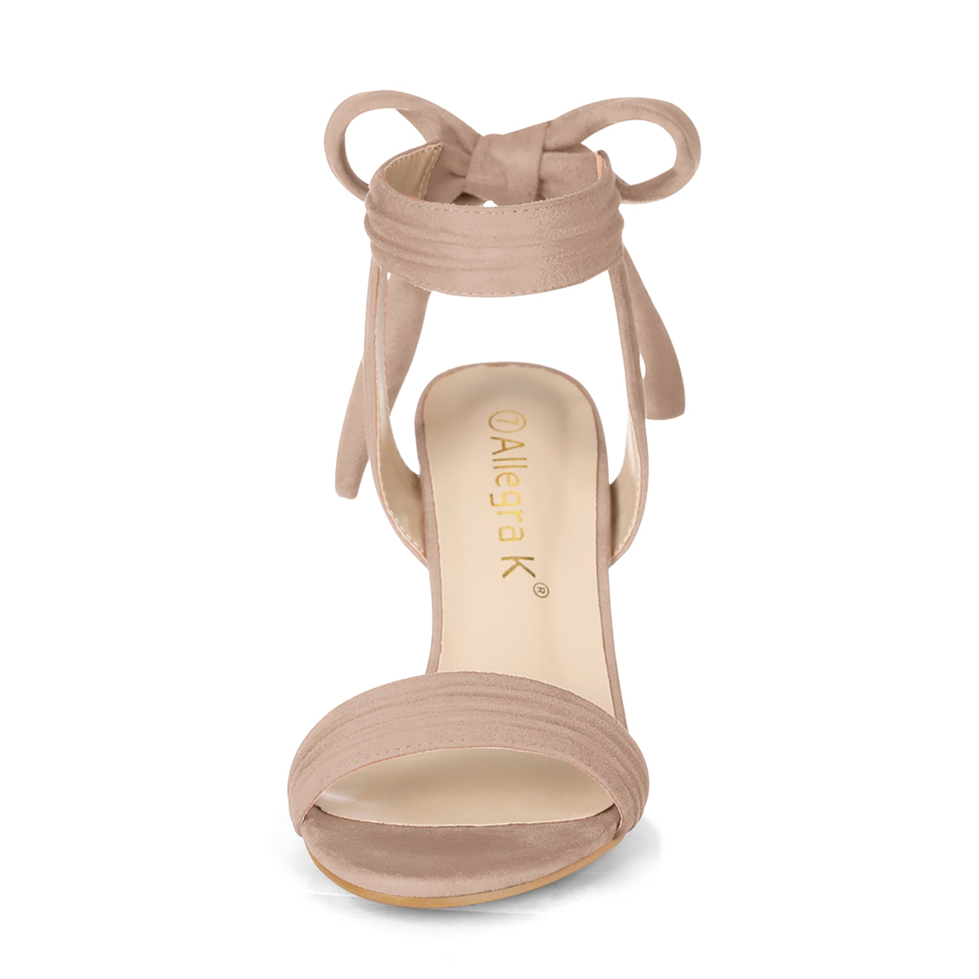 BLOCK HEEL PUMPS | OPEN TOE ANKLE STRAP WITH BOW DETAIL