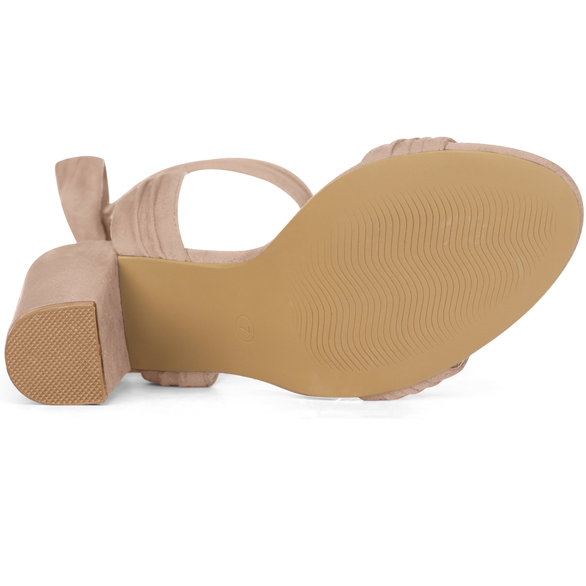 BLOCK HEEL PUMPS | OPEN TOE ANKLE STRAP WITH BOW DETAIL