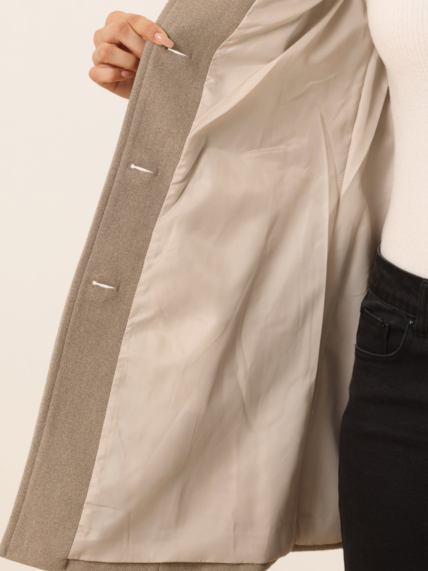 SINGLE BREASTED WINTER TRENCH COAT