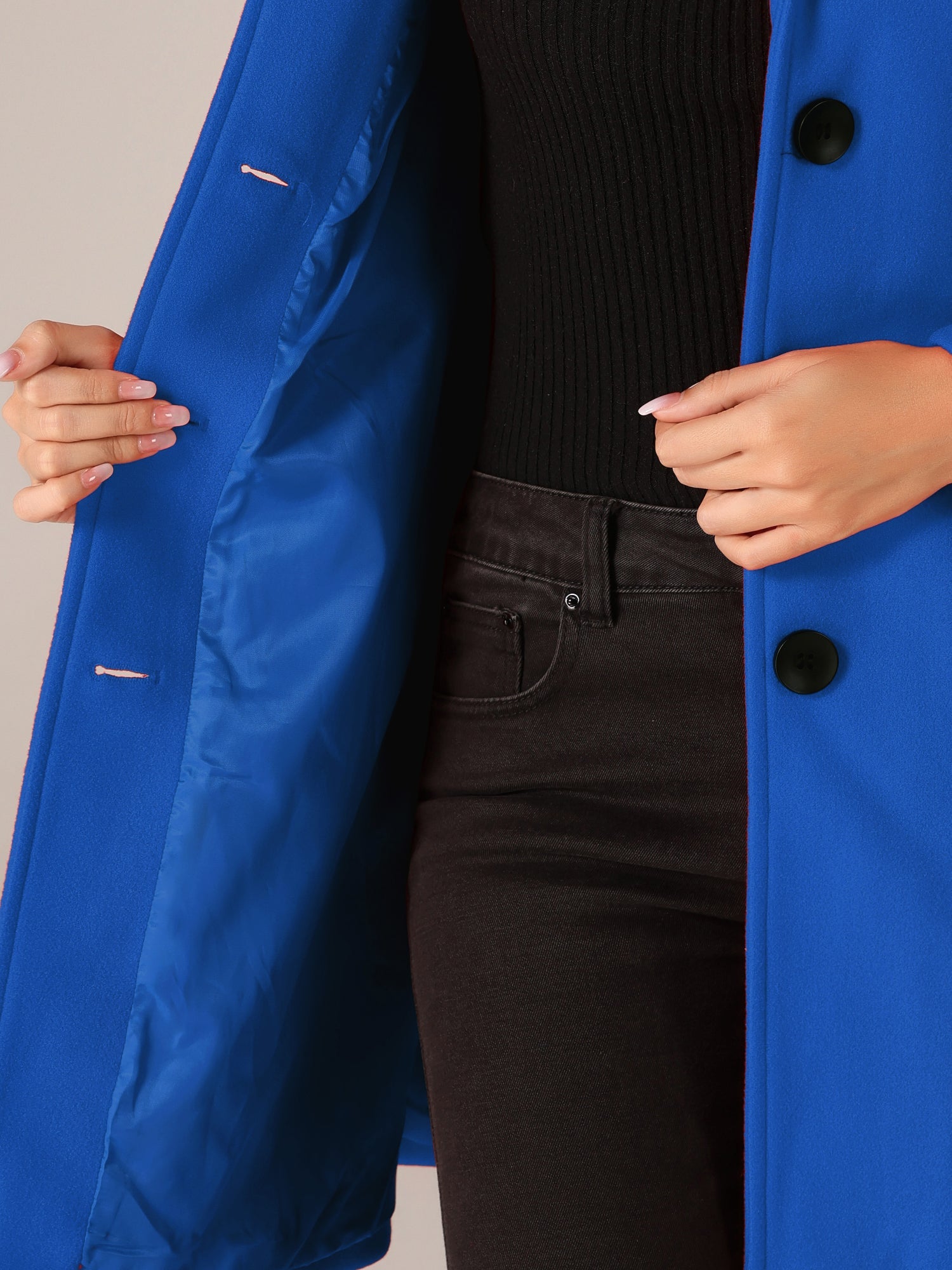 SINGLE BREASTED WINTER TRENCH COAT