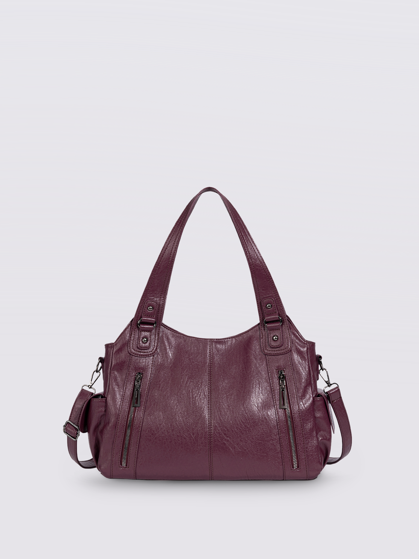 EVERYDAY ELEGANCE | BLACK LEATHER TOTE BAG