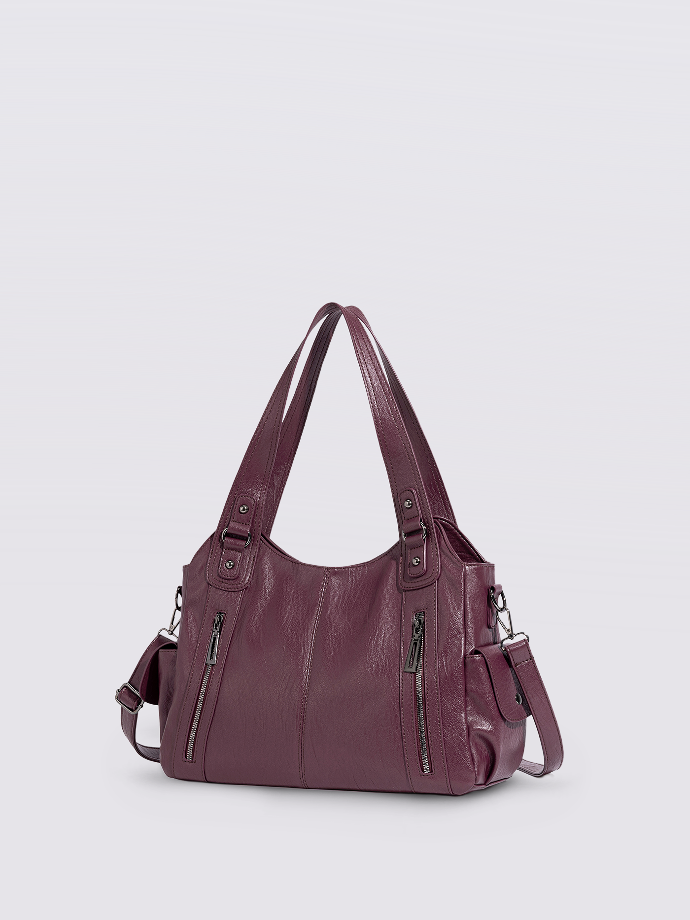 EVERYDAY ELEGANCE | BLACK LEATHER TOTE BAG