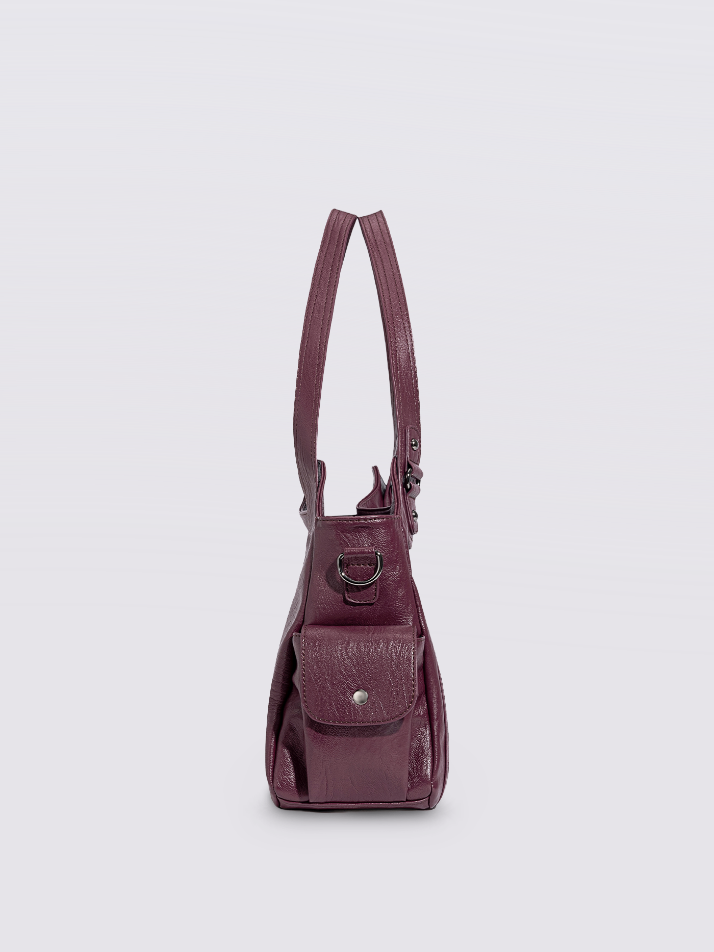 EVERYDAY ELEGANCE | BLACK LEATHER TOTE BAG