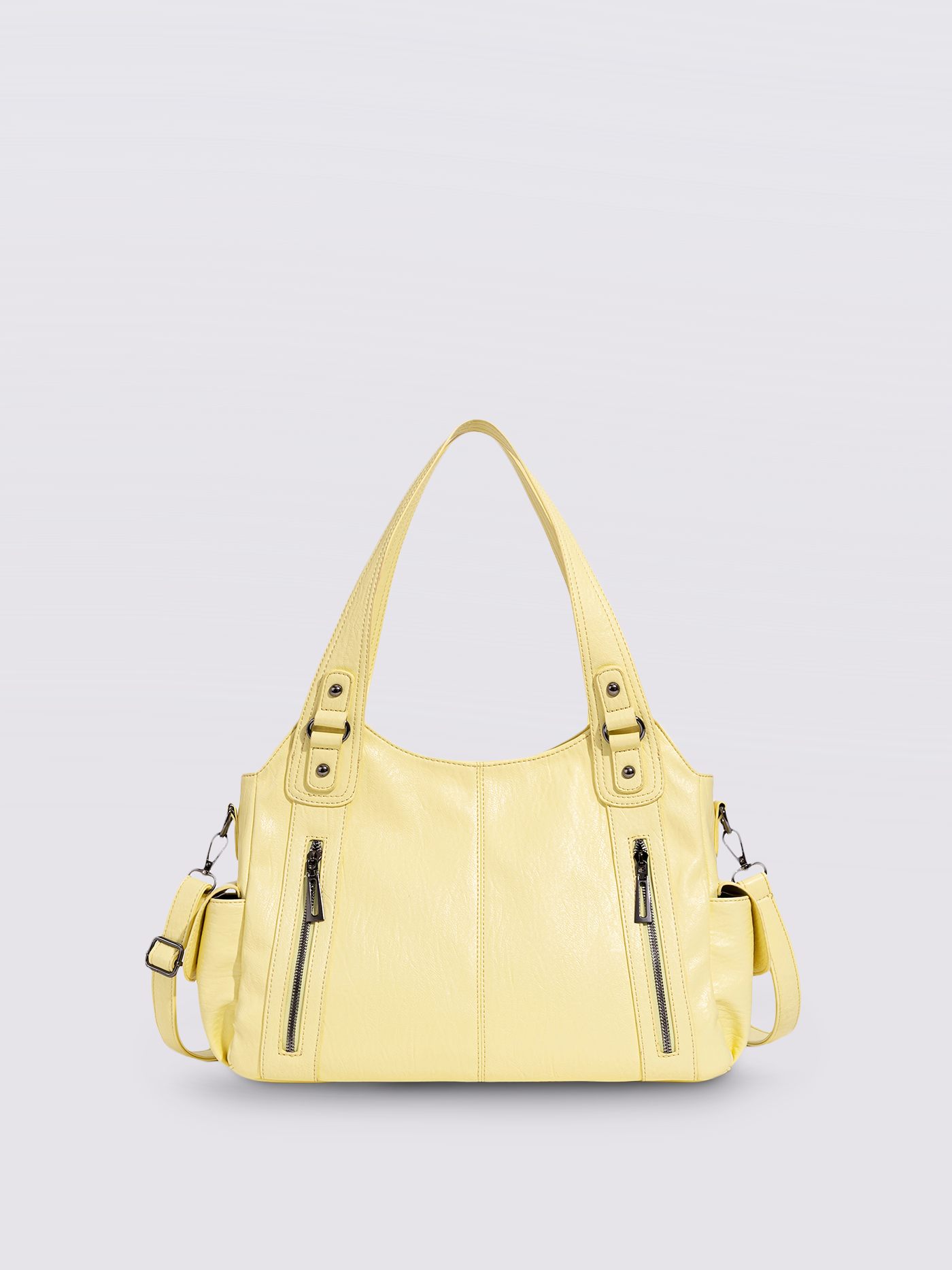 EVERYDAY ELEGANCE | BLACK LEATHER TOTE BAG