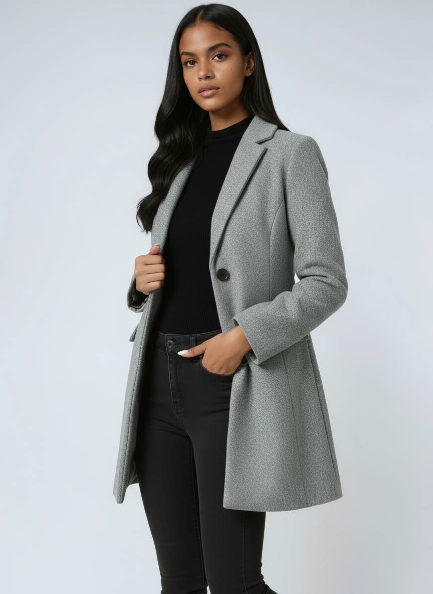 WOMEN’S WOOL COAT | TAILORED LONG WINTER JACKET