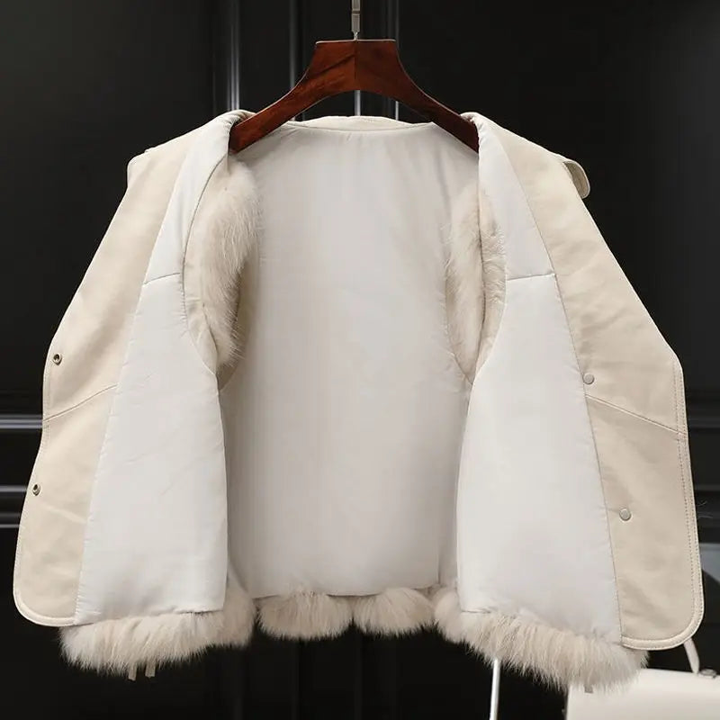 FAUX FUR SLEEVELESS VEST