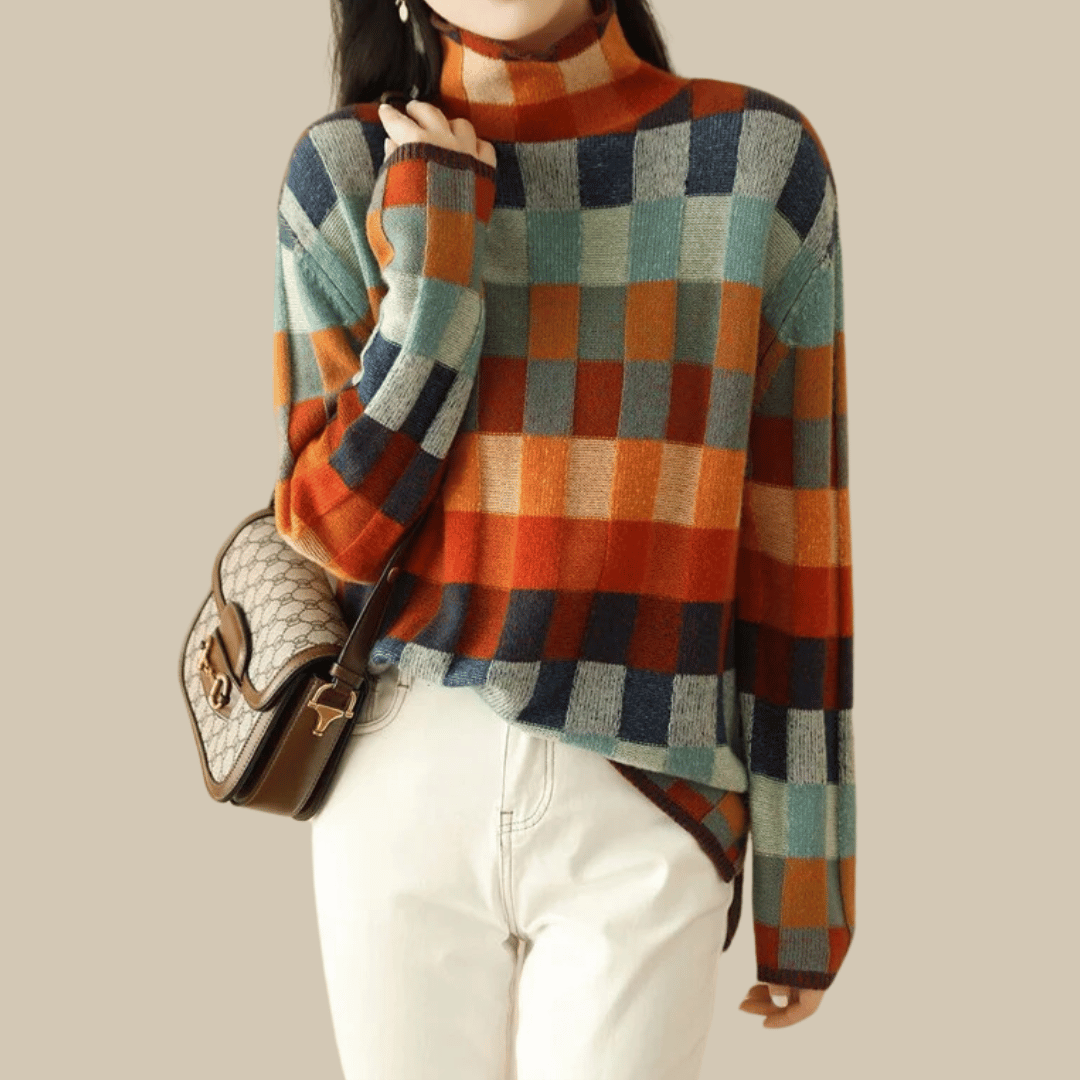 CASHMERE KNITTED TURTLENECK SWEATER