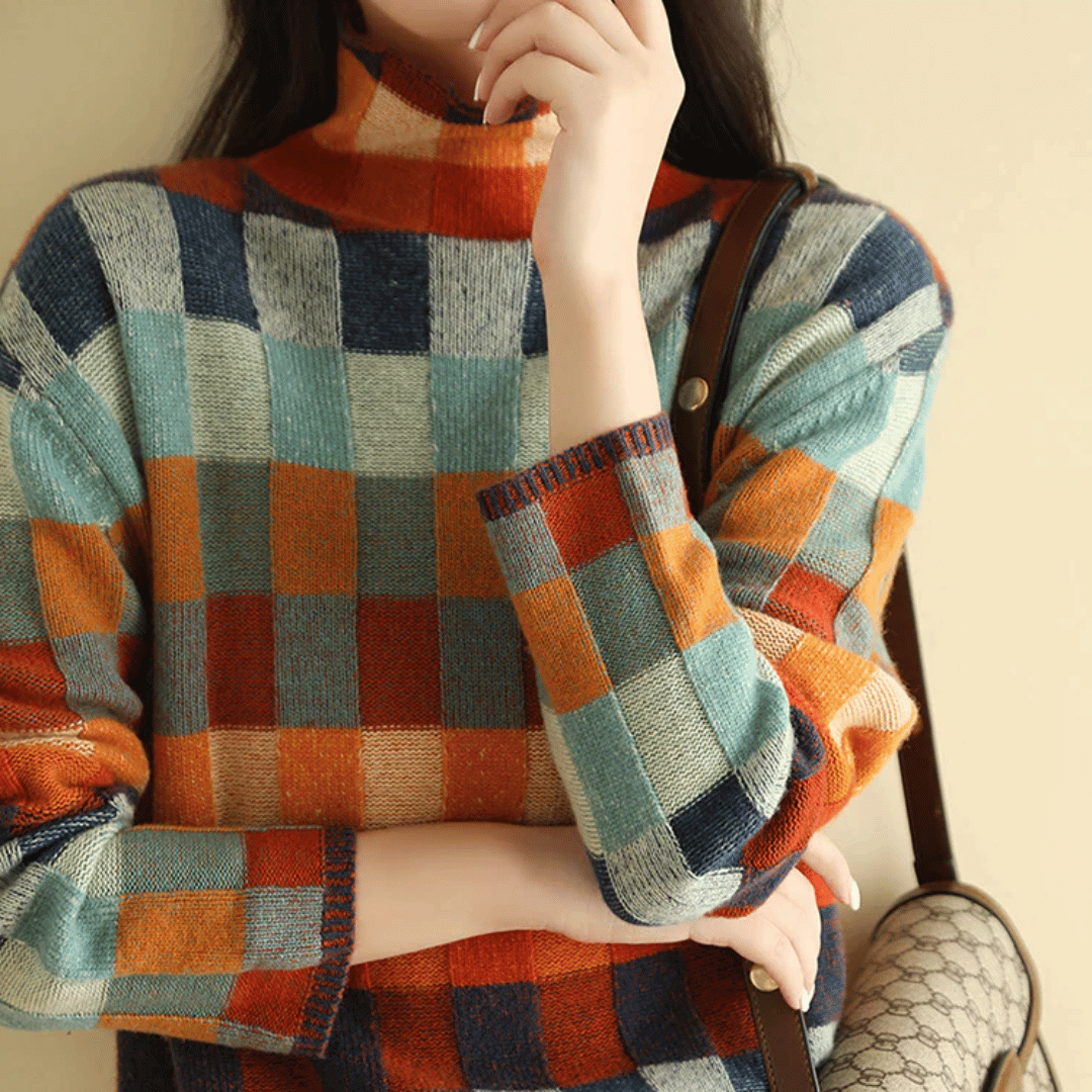 CASHMERE KNITTED TURTLENECK SWEATER