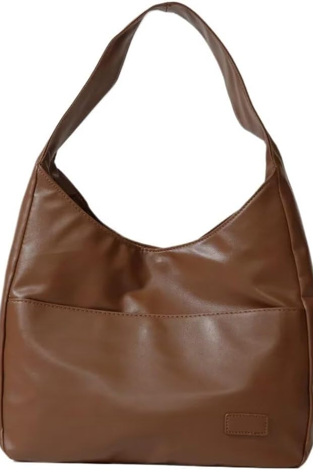 URBAN CHIC | SOFT LEATHER EFFECT SHOULDER BAG