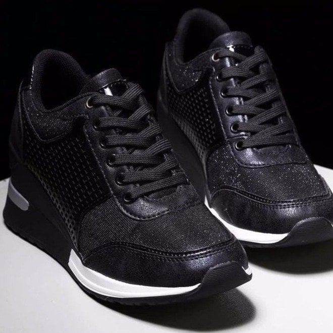 WEDGE SNEAKERS | COMFORT LIFT CASUAL TRAINERS