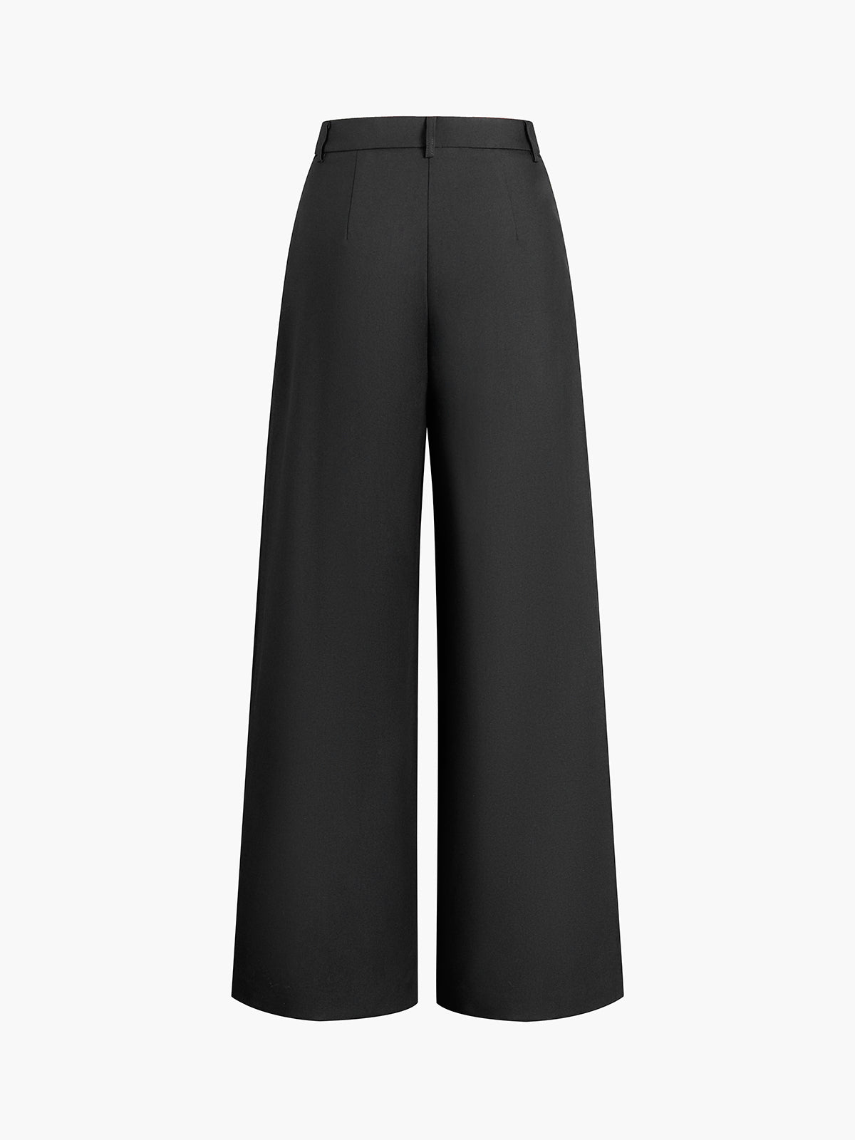 TIMELESS CHIC | HIGH WAIST WIDE LEG TROUSERS IN WHITE
