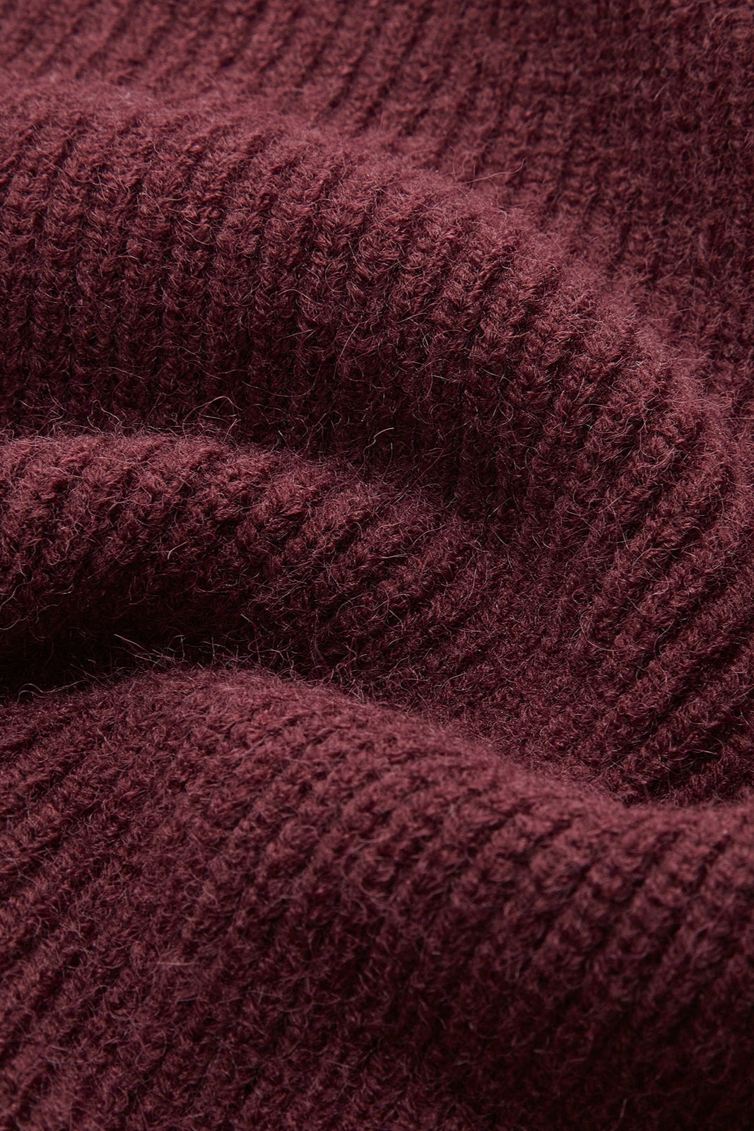 OVERSIZED KNITTED MOCK NECK JUMPER