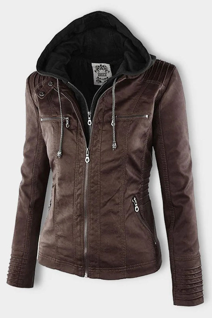 WOMEN’S COAT | SLEEK ZIP WINTER STYLE