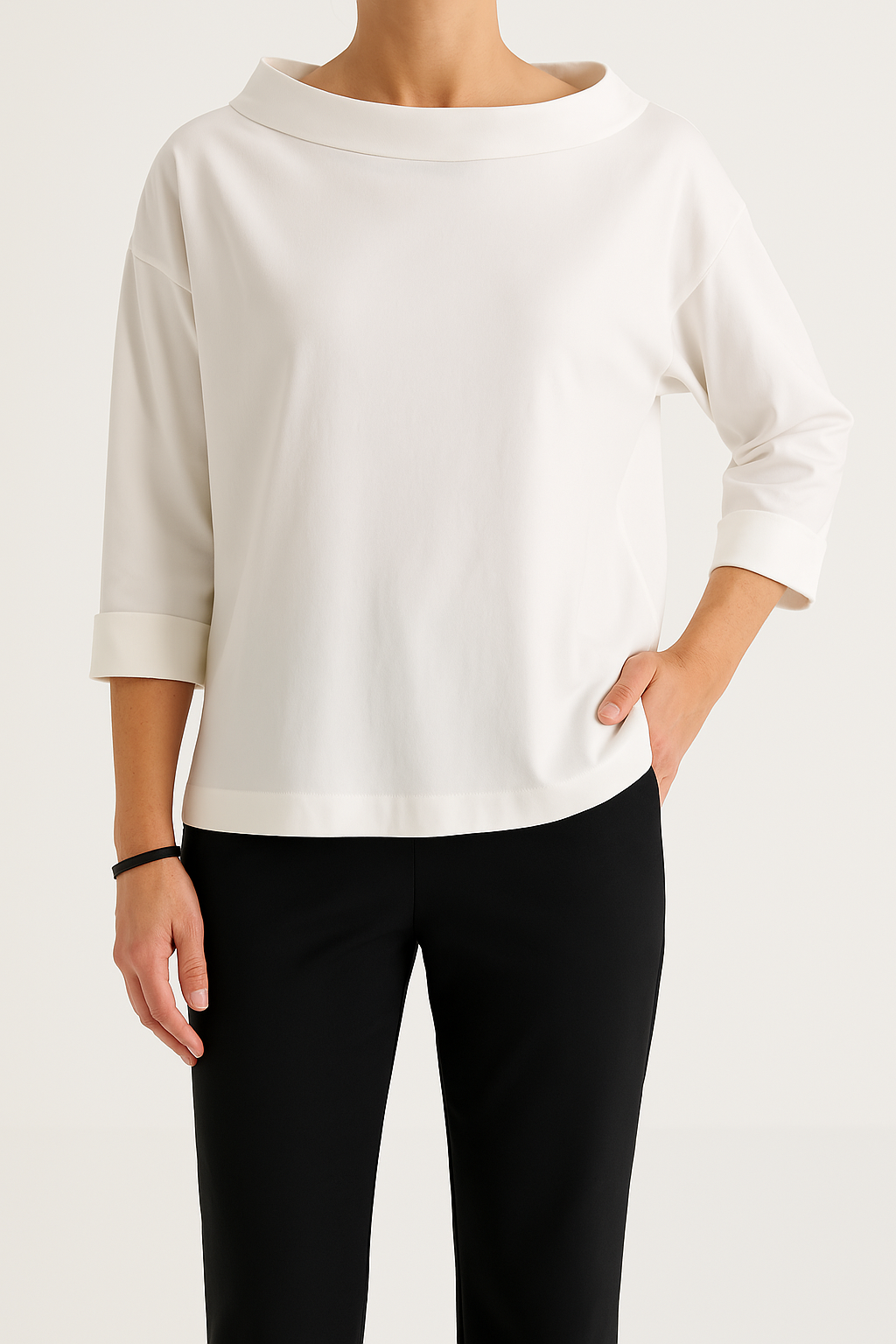 MODERN MINIMAL | RELAXED BOAT NECK TOP
